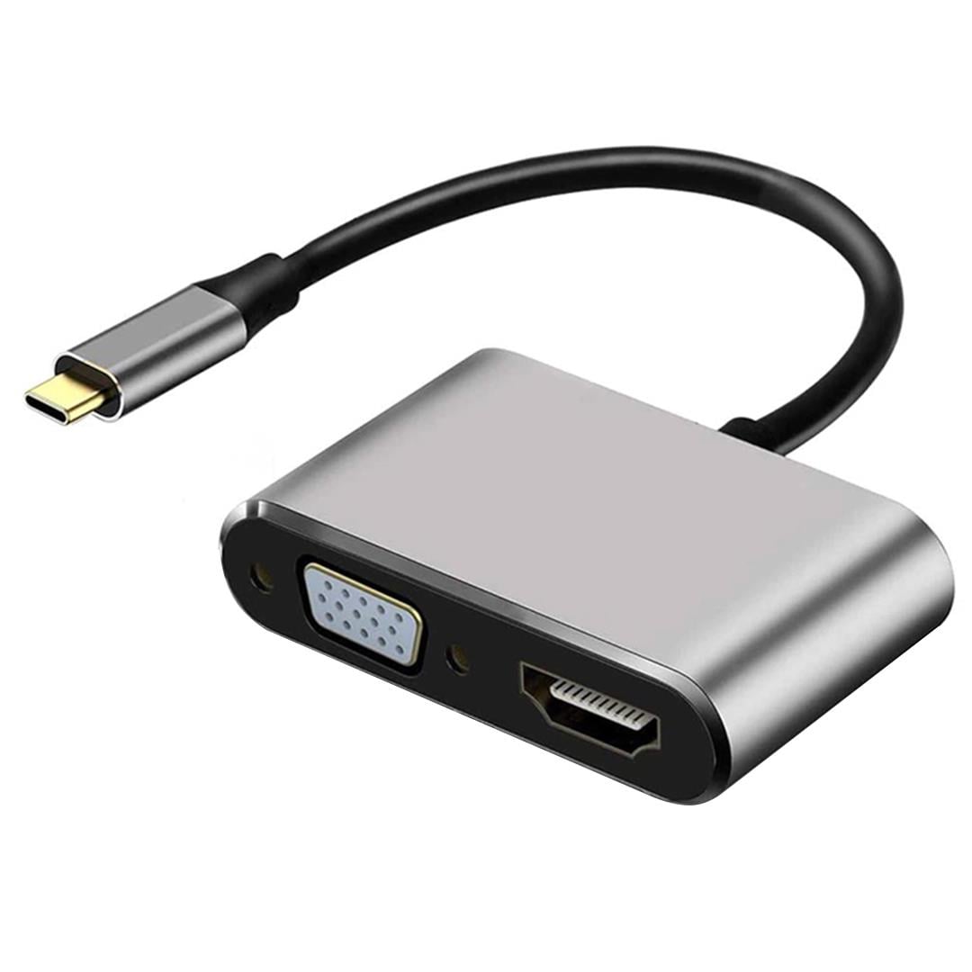 Powermaster Usb Type-C To HDMI-VGA 2in1 Aparat Fiyatı - Merter Elektronik