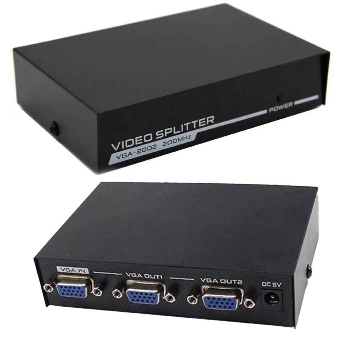 Powermaster 2 Port 250 Mhz Vga Splitter Dağıtıcı Fiyatı - Merter Elektronik