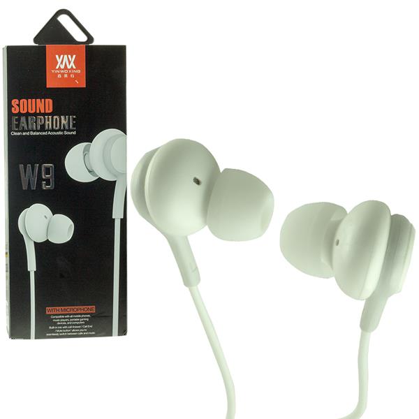POWERMASTER W-9 SUPER BASS MİKROFONLU KULAK İÇİ BEYAZ KULAKLIK