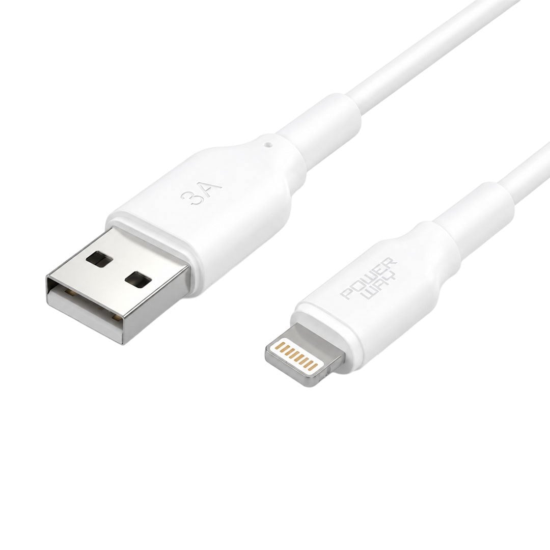 POWERWAY IP27 IPHONE 3 AMPER USB TO LIGHTNING HIZLI ŞARJ KABLOSU Fiyatı - Merter Elektronik