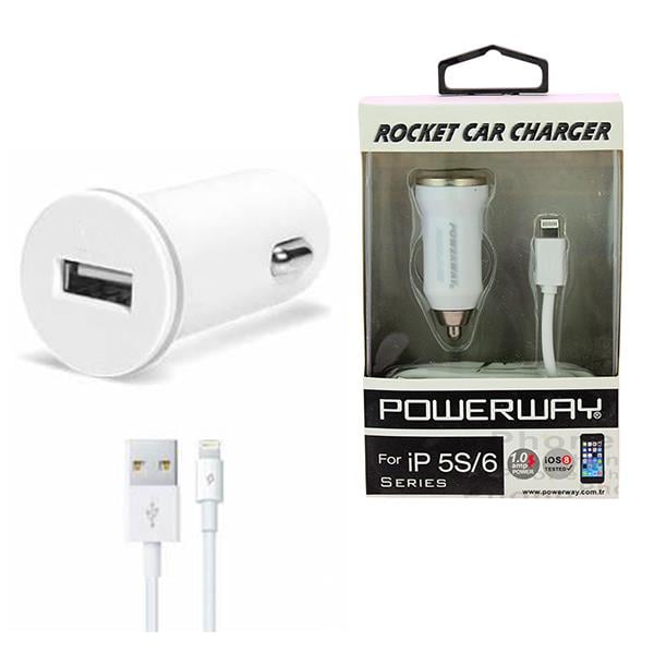POWERWAY X-333 IPHONE 5 ARAÇ ŞARJ ALETİ