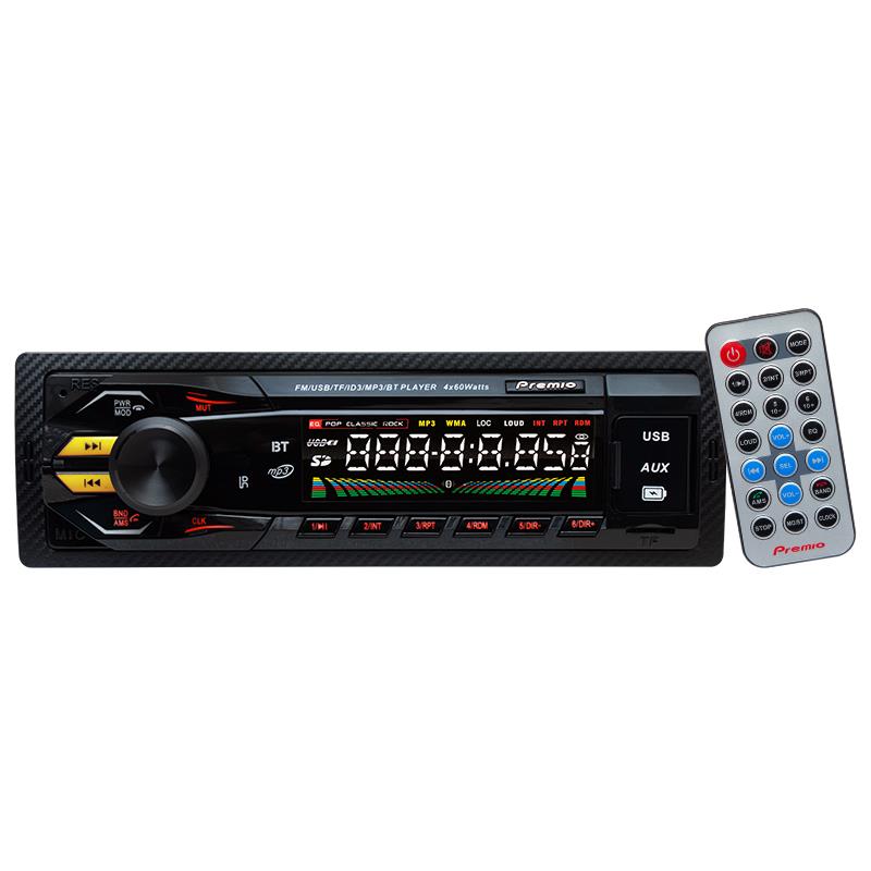 PREMIO AVH-6220 USB/SD/FM/AUX/BT İSO SOKETLİ MEKANİKSİZ OTO TEYP 4X60 WATT