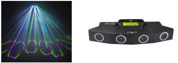 PROMAIN PRO-D950RGB RGBPYCW BEAM LAZER DMX-AUTO-SOUND-MASTER/SLAVER