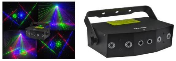 PROMAIN PRO-TF02RGB RGB BEAM + RGB TWINKLING LAZER DMX-AUTO-SOUND-MASTER/SLAVER