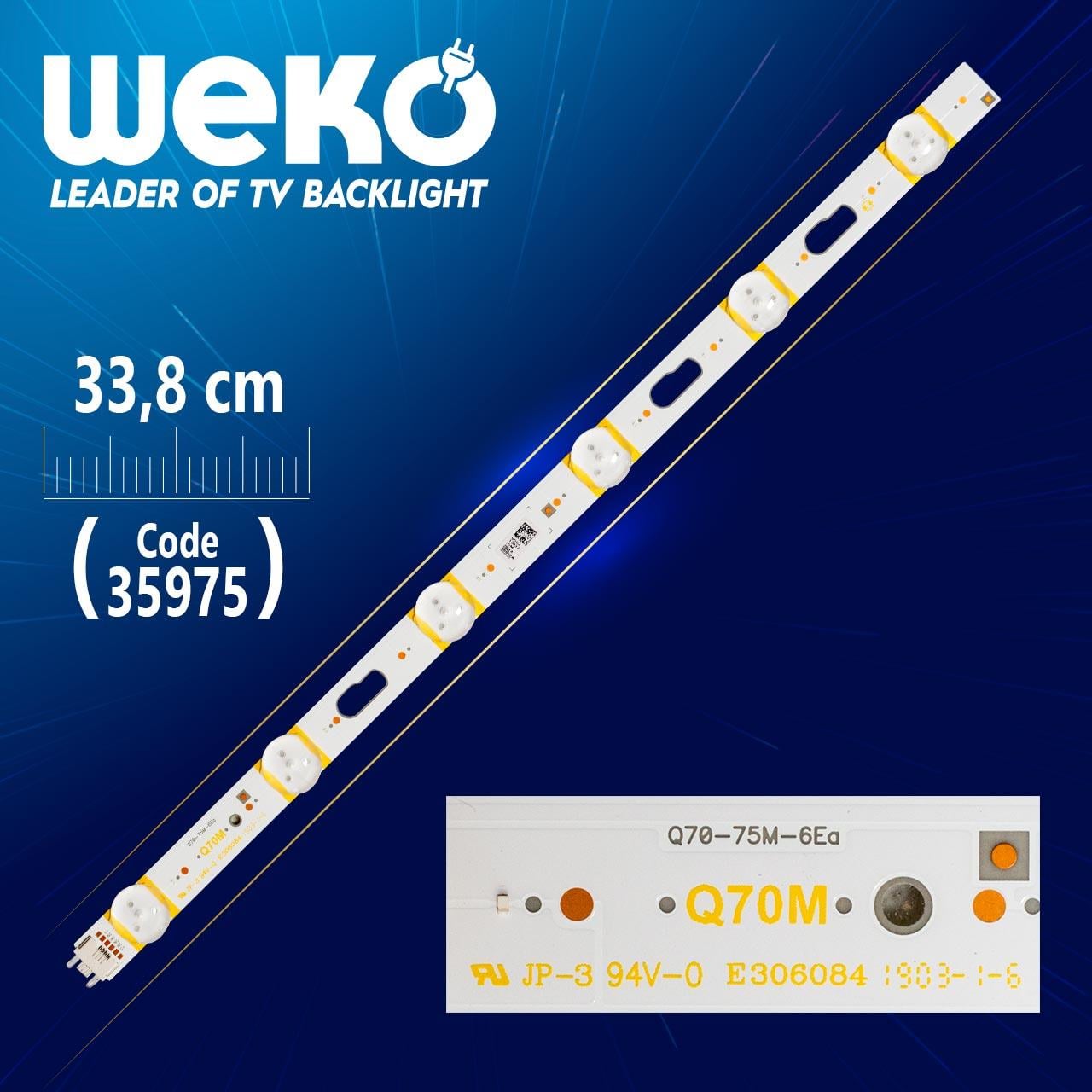 Q70-75M-6EA Q70M  6 LEDLİ  33.8 CM