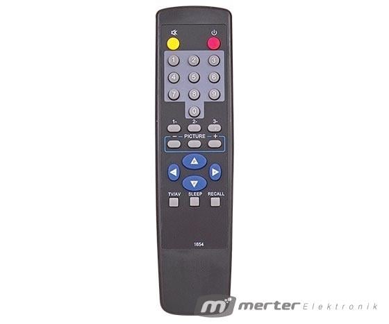 RC 1654 SİMTEL-SPECTRA-CRON 32 KANAL TÜPLÜ TV KUMANDA