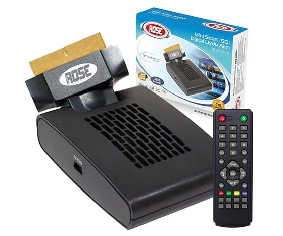 ROSE DR-5025 MİNİ SCART UYDU ALICISI