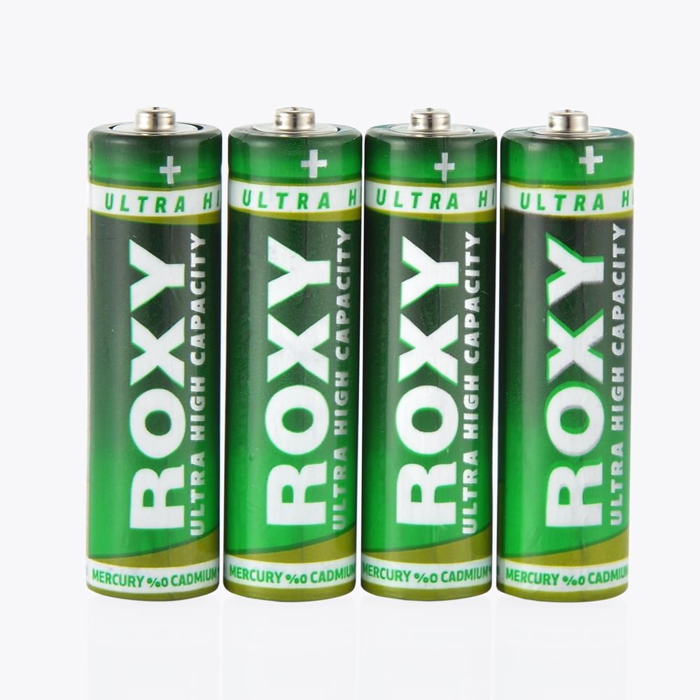 ROXY AA KALEM PİL 4LÜ ÇİNKO-KARBON PVC KAPLAMA