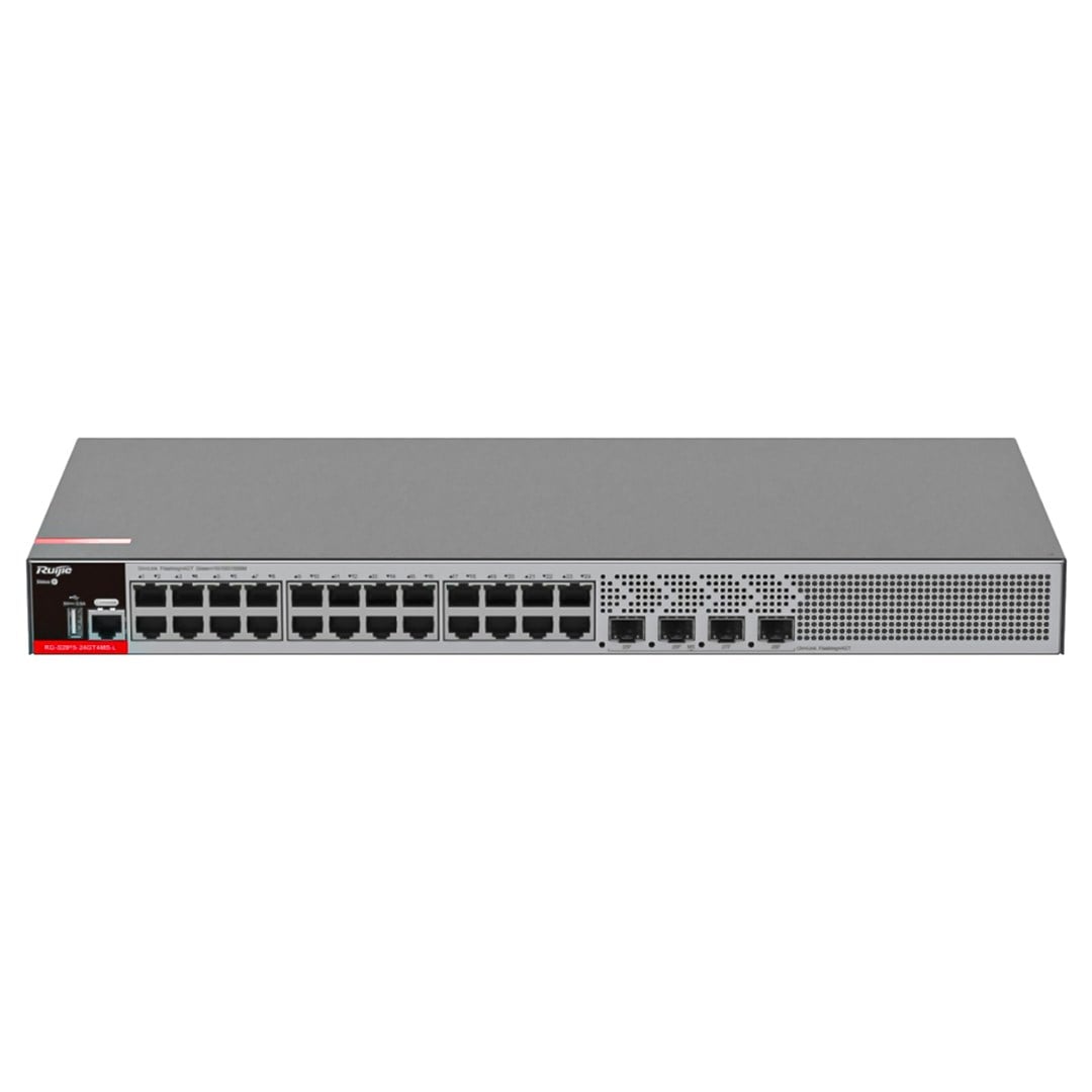 RUIJIE REYEE RG-S2915-24GT4MS-P-L 24 PORT 10/100/1000 MBPS GIGABIT 4X-SFP 370W FULL POE YÖNETİLEBİLİR SWITCH