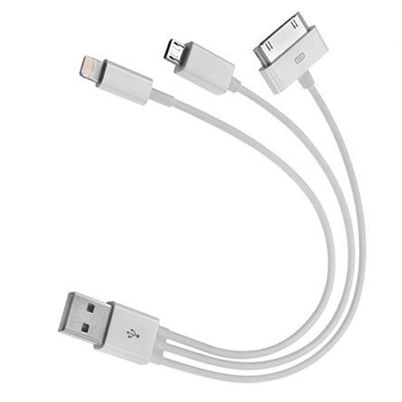 S-LINK IP-522 USB TO IPHONE 4/5G + MİCRO 5Pİ + SAMSUNG TABLET ÇEVİRİCİ KABLO
