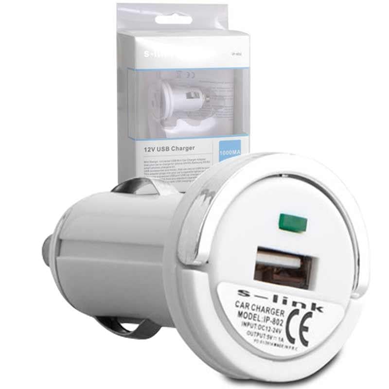 S-LINK IP-802 1000 MA IPHONE 12V ARAÇ ŞARJI