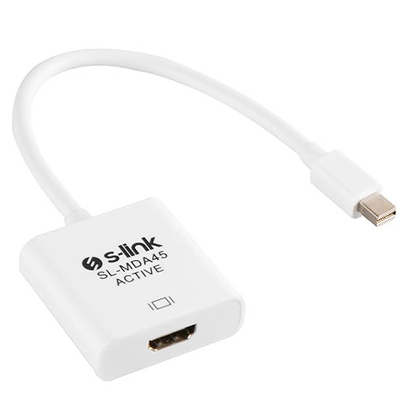 S-LINK SL-MDA45 MINI DISPLAY TO HDMI ACTİVE KABLO