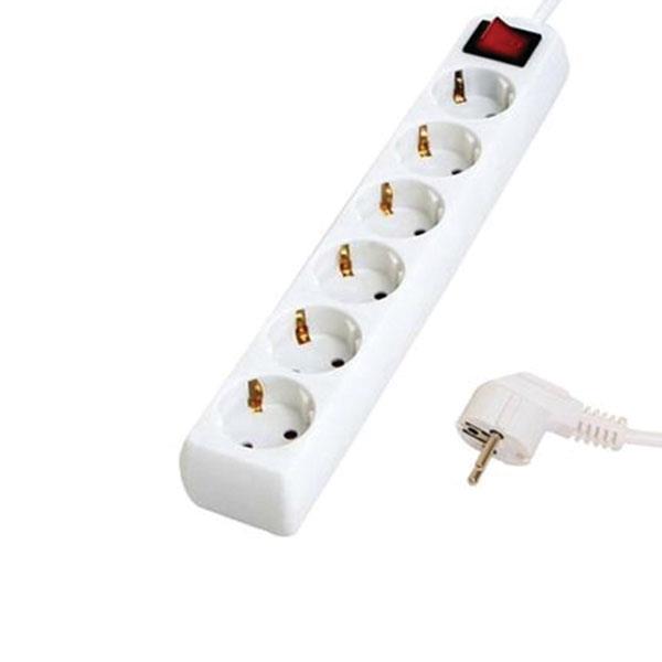 S-LINK SPG8-6-30 6LI 3 METRE KABLOLU AKIM KORUMALI PRİZ