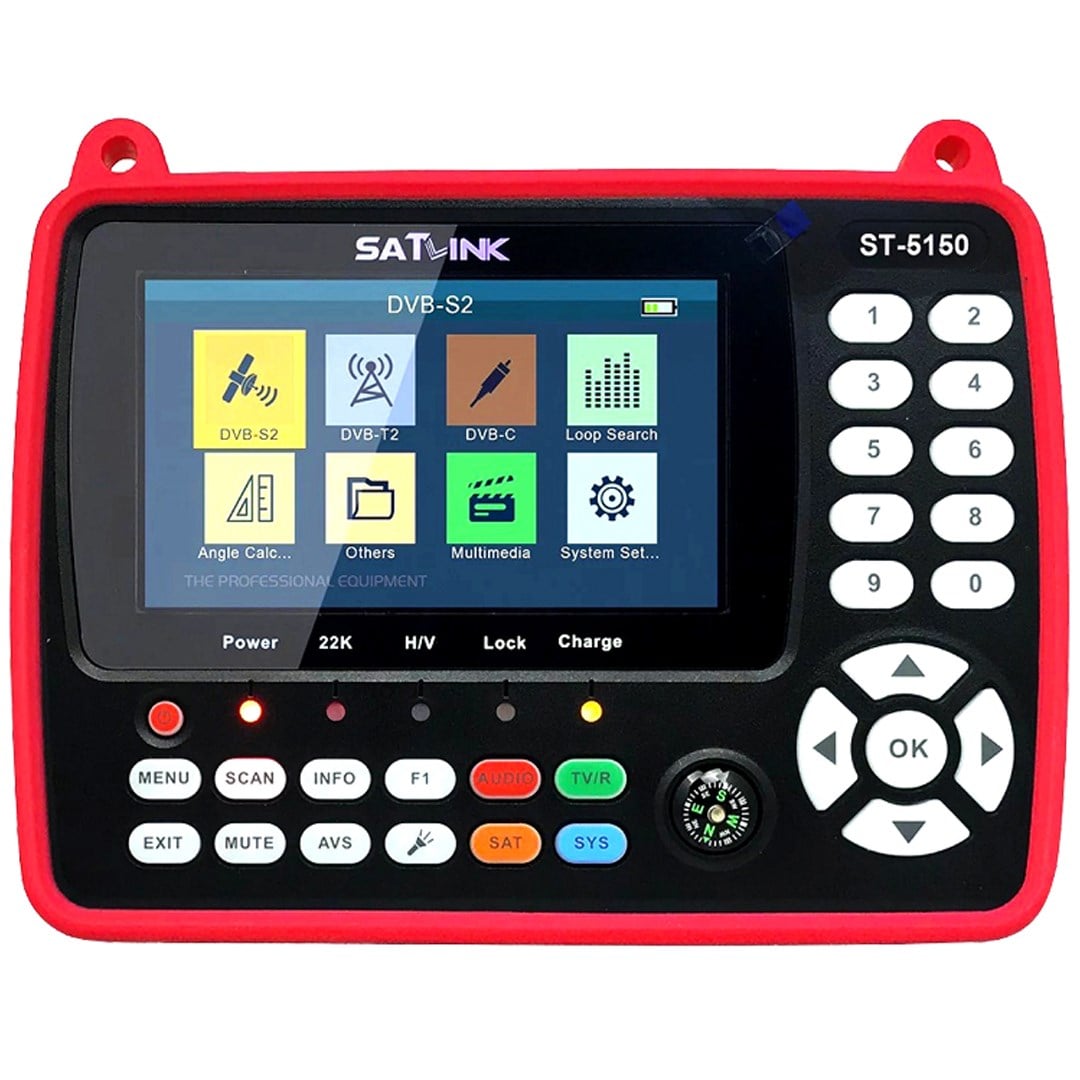 Satlink ST-5150 Combo DVB-S/S2/C/T/T2  - 4.3'' Ekranlı Görüntülü Full HD Uydu Yön Bulucu Fiyatı - Merter Elektronik