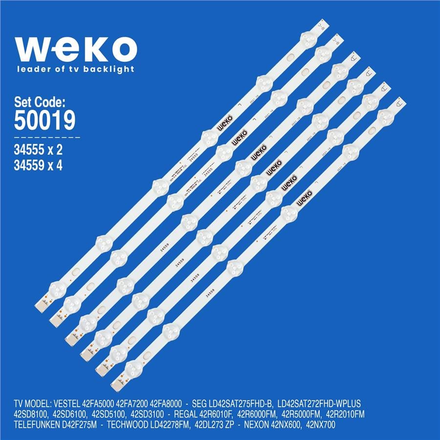 Seg 42SD6100 42'' inç 6 Adet Tv Led Bar Fiyatı - Merter Elektronik