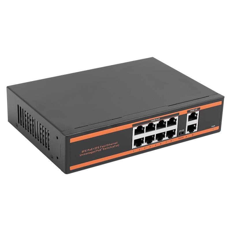 SENSEI POE-8002 2X UPLINK 8 PORT 150 WATT 250 METRE POE SWITCH 1