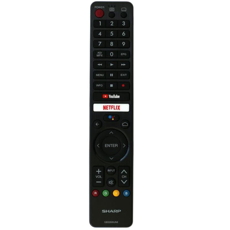 SHARP H1944/ GB326WJNB NETFLIX-YOUTUBE TUŞLU LCD LED TV KUMANDA