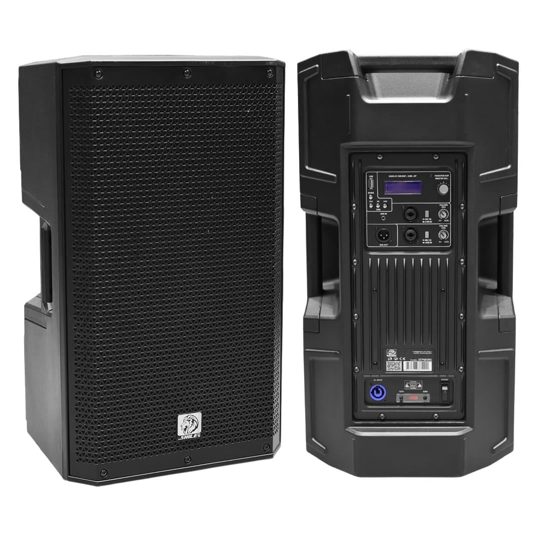 SHILE PHZZ12AU 12 INCH 400 WATT + 50 WATT RMS 2 YOLLU BLUETOOTHLU AKTİF HOPARLÖR Fiyatı - Merter Elektronik