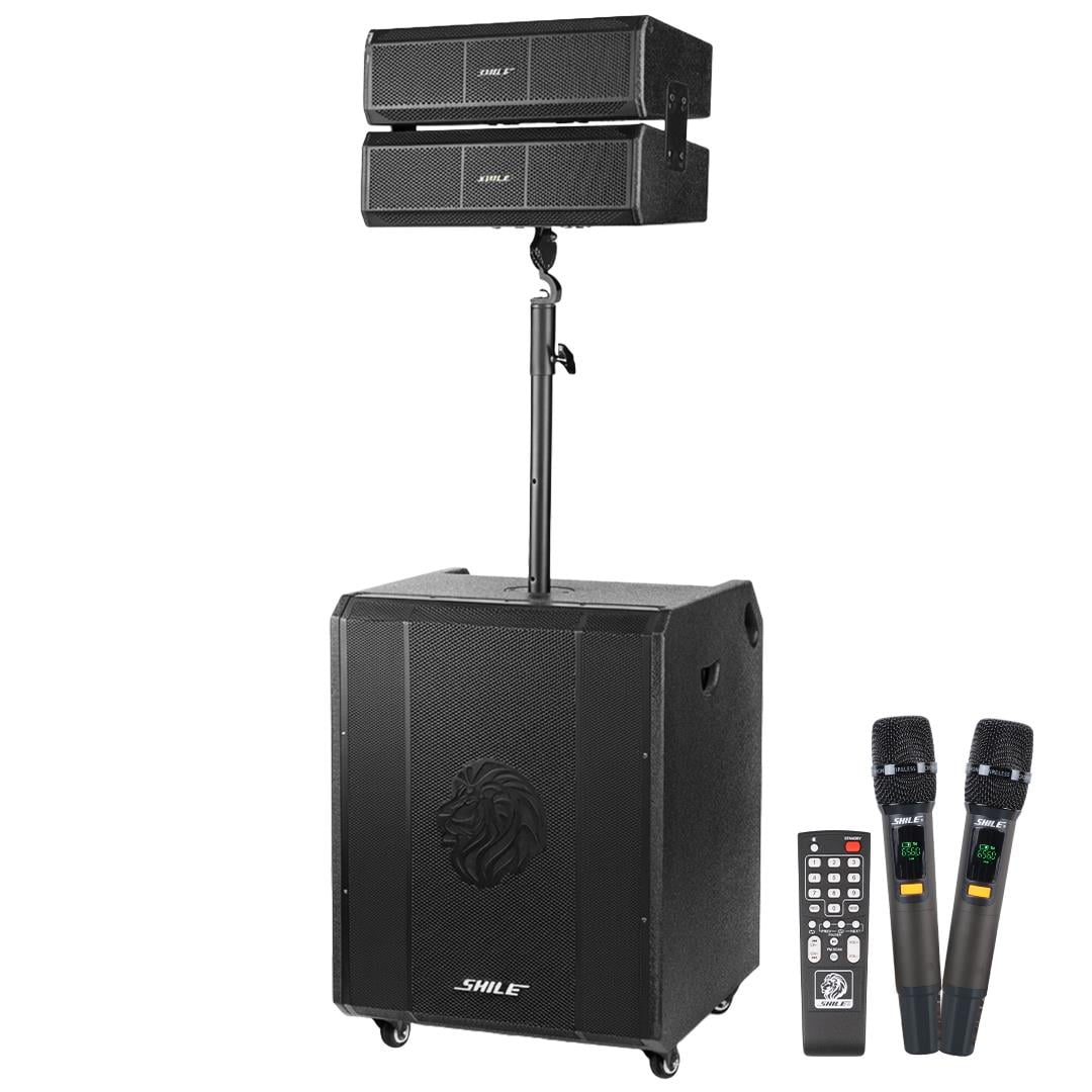 SHILE SL-9 EL MİKROFONLU KUMANDALI USB+SD+BT SEYYAR TAŞINABİLİR HOPARLÖR Fiyatı - Merter Elektronik