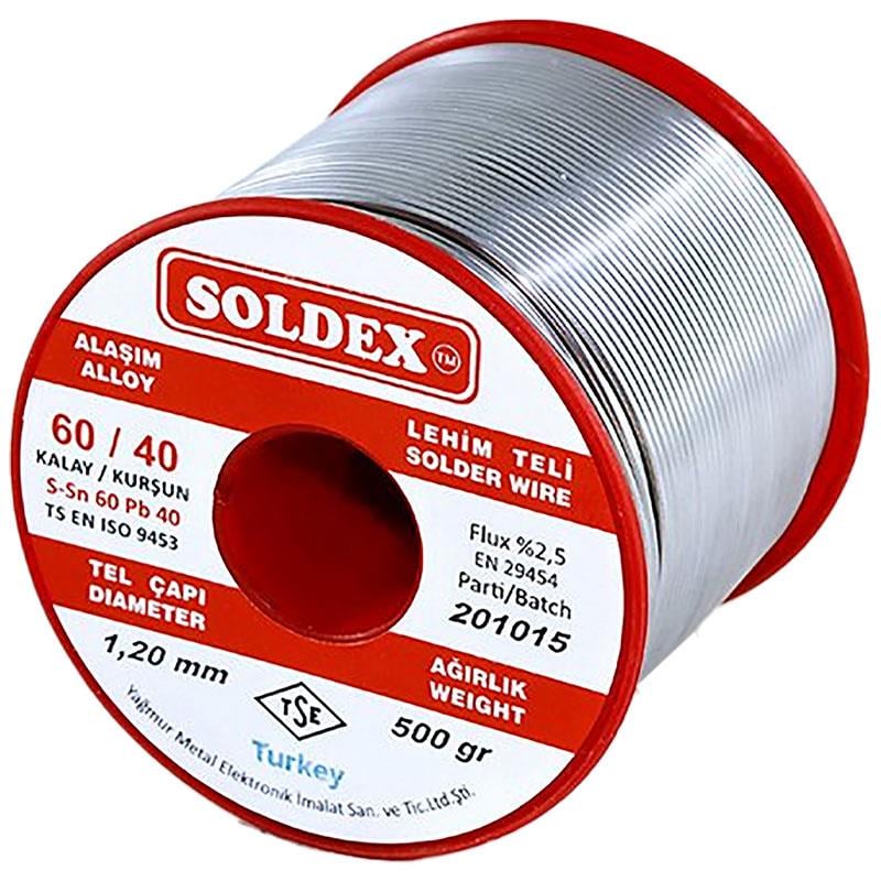 SOLDEX 1MM 500 GR KALIN LEHİM SN60/PB40