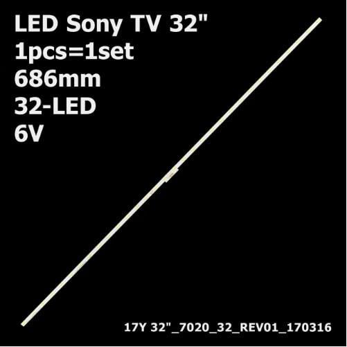 SONY 17Y 32_7020_32_REV01_170316 80611DD 32 LEDLİ 68,7 CM 6V