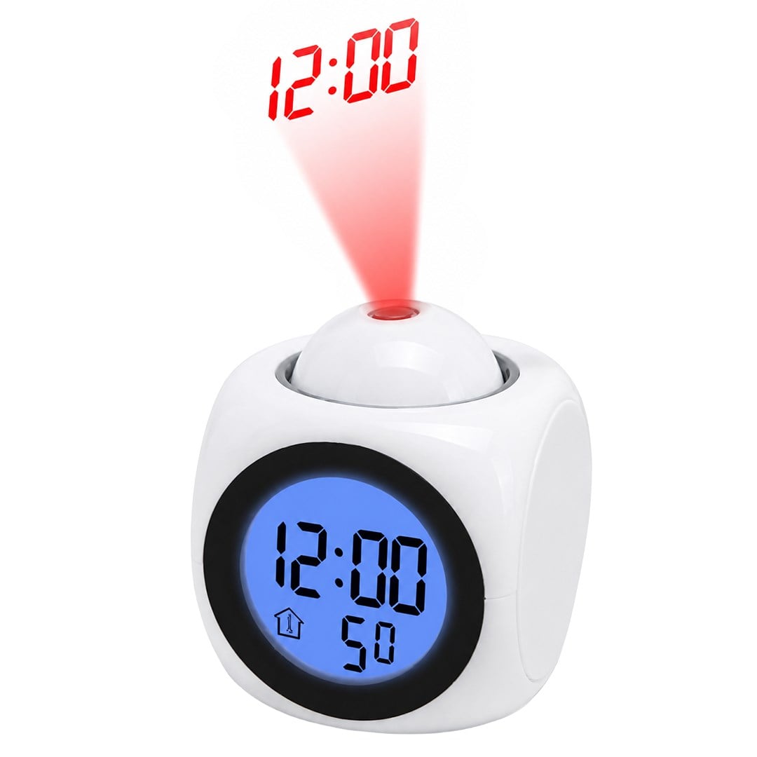 Sunup SN-25935 Projeksiyonlu Ledli Beyaz Çalar Saat Fiyatı - Merter Elektronik