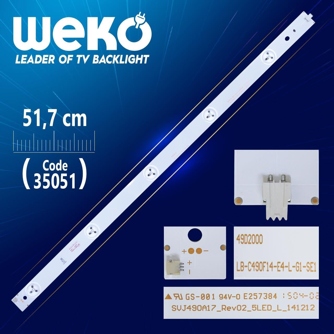 SVJ490A17_REV02_5LED_L_141212 - 51.7 CM 5 LEDLİ - (WK-824)