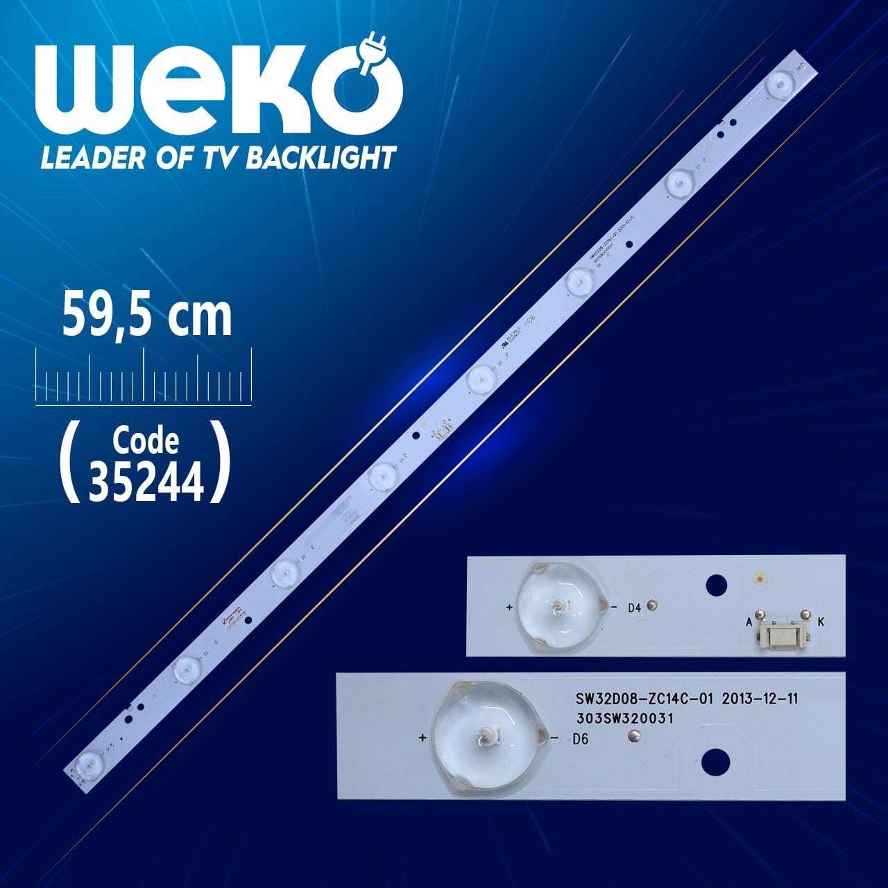 SW32D08-ZC14C-01 - 303SW320031 - 59.5 CM 8 LEDLİ - (WK-465)