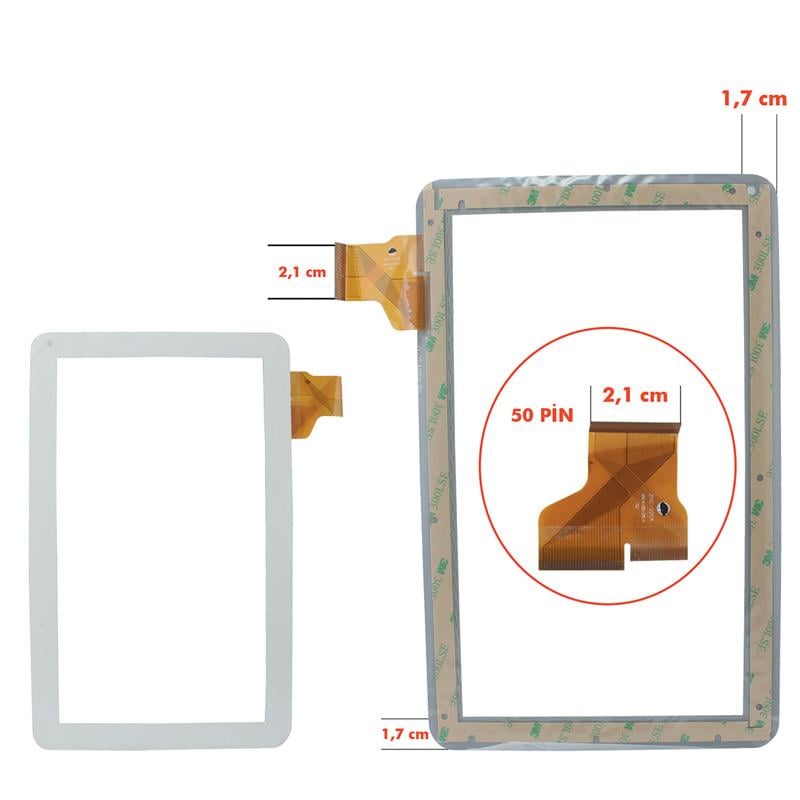 TABLET DOKUNMATİK EKRAN (ZHC-321A) 10.1  UNIVERSAL