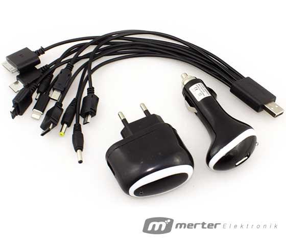 TECHNOMAX TM-2012 ÇOKLU TELEFON ŞARJI (IPHONE 5)