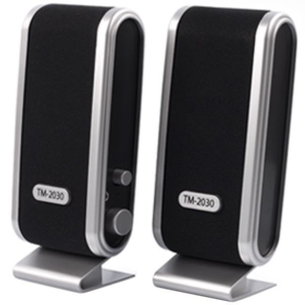 TECHNOMAX TM-2030 SİYAH 200HZ-18KHZ USB GİRİŞLİ 1+1 BİLGİSAYAR HOPARLÖRÜ
