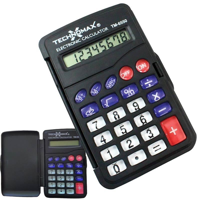 TECHNOMAX TM-6550 8 HANELİ HESAP MAKİNESİ