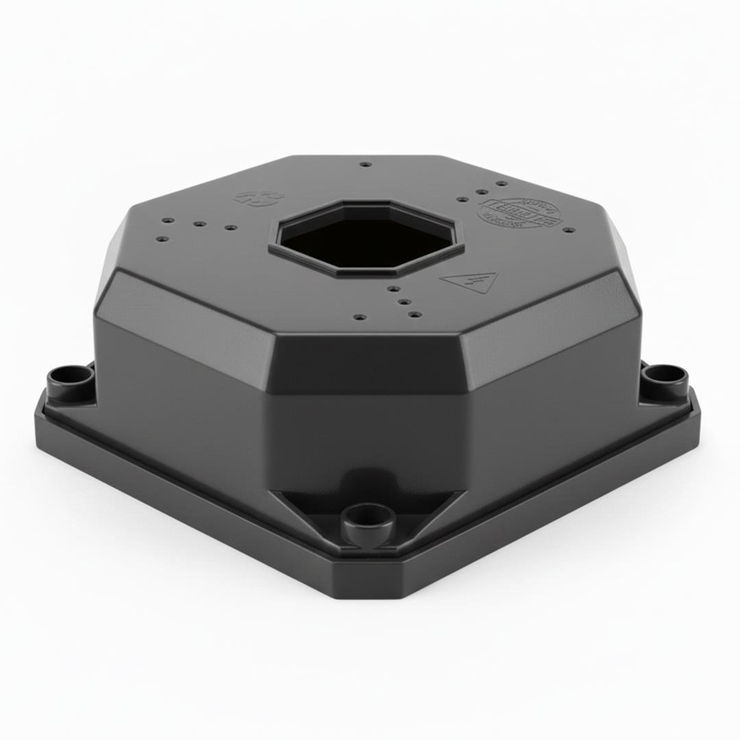 THOR TKB-1111 DIŞ MEKAN KAMERA ANTRASİT MONTAJ KUTUSU KARE BUAT+TABAN