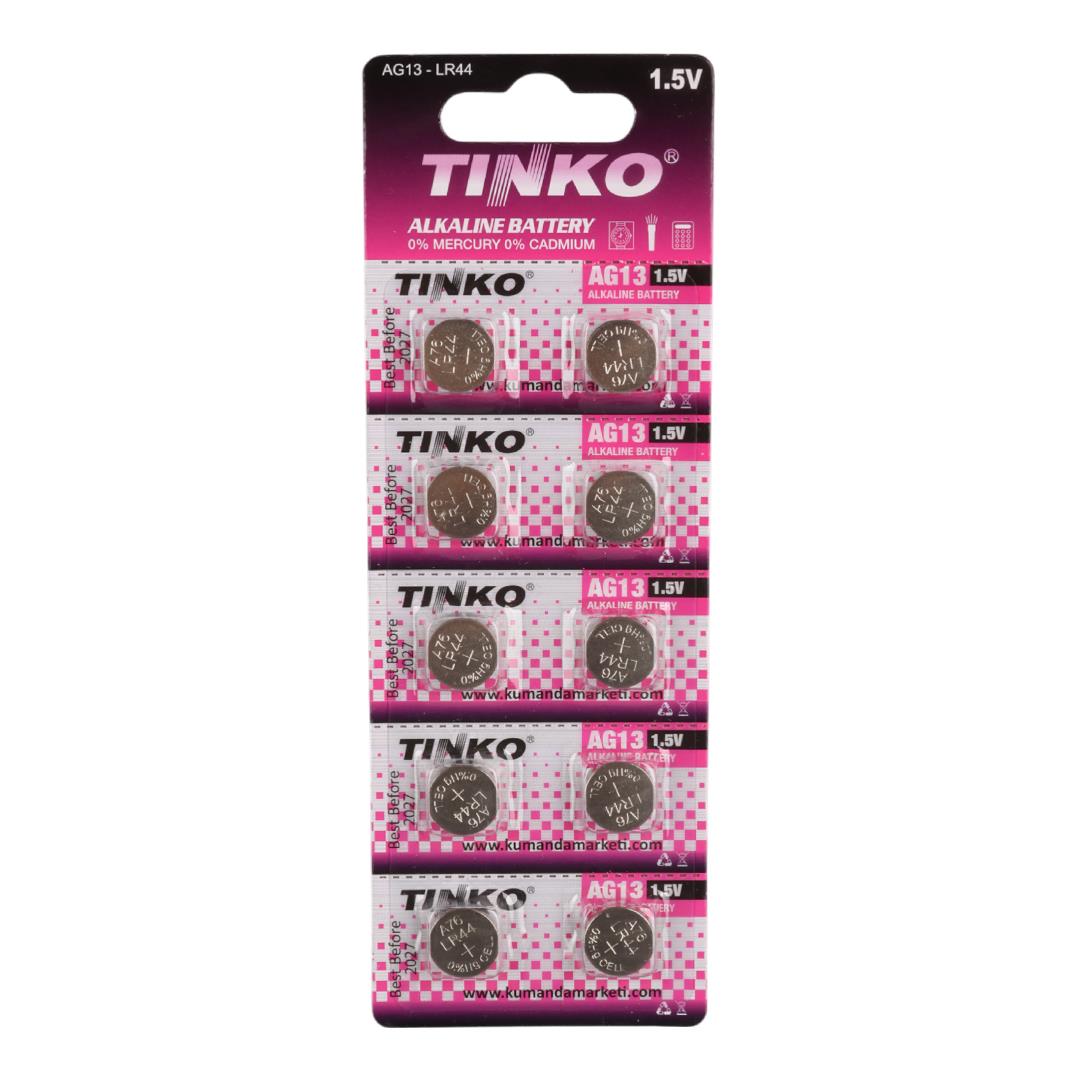 TINKO AG13 LR44 1.5 VOLT DÜĞME PİL (10'LU PAKET) Fiyatı - Merter Elektronik