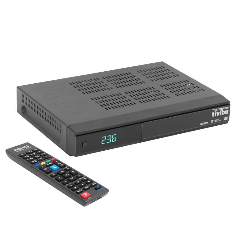 TİVİBU IR4000HD/TT ETHERNET GİRİŞLİ FULL HD KASALI UYDU ALICISI (HDMI-USB)