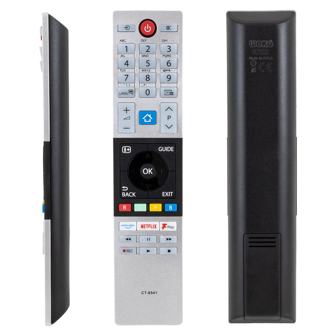 Toshiba CT-8541 Netflix- Prime Video-F Play Tuşlu Lcd-Led Tv Kumanda Fiyatı - Merter Elektronik