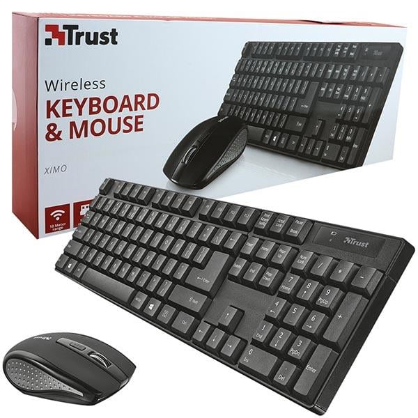TRUST XIMO 21505 KABLOSUZ KLAVYE+MOUSE SET