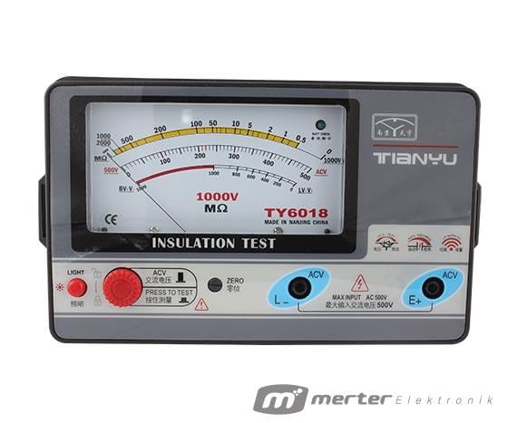 TT TECHNIC TY-6018 İZOLASYON MEGERİ