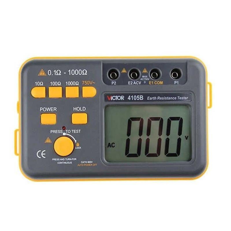 TT TECHNIC VC-4105B DİJİTAL TOPRAK MEGERİ