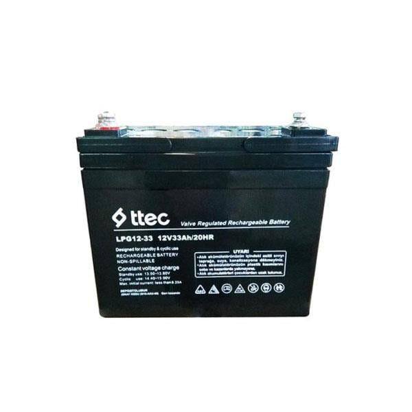 TTEC 12 VOLT - 33 AMPER JEL AKÜ
