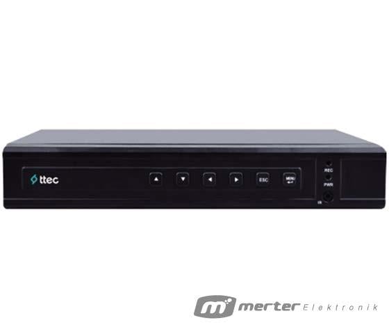 TTEC DVR-2104 4 KANAL METAL KASA D1 HD DVR KAYIT CİHAZI HD