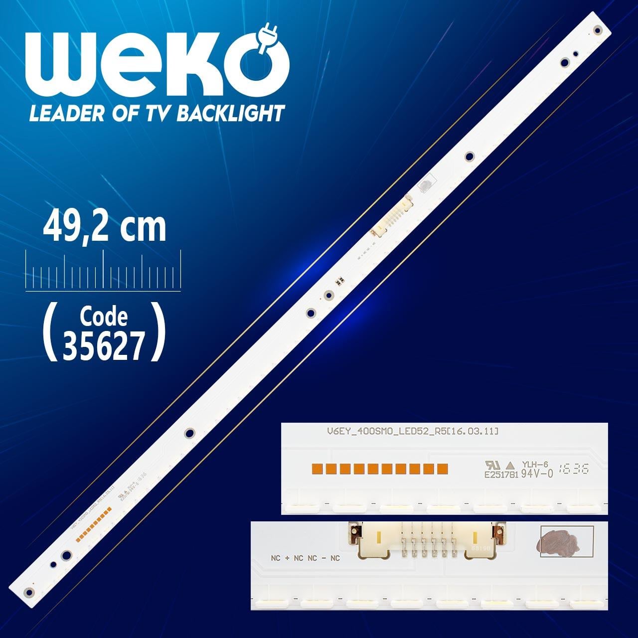 V6EY_400SM0_LED52_R5 BN96-39504A - 52 LEDLİ 49.2 CM - (WK-1125)