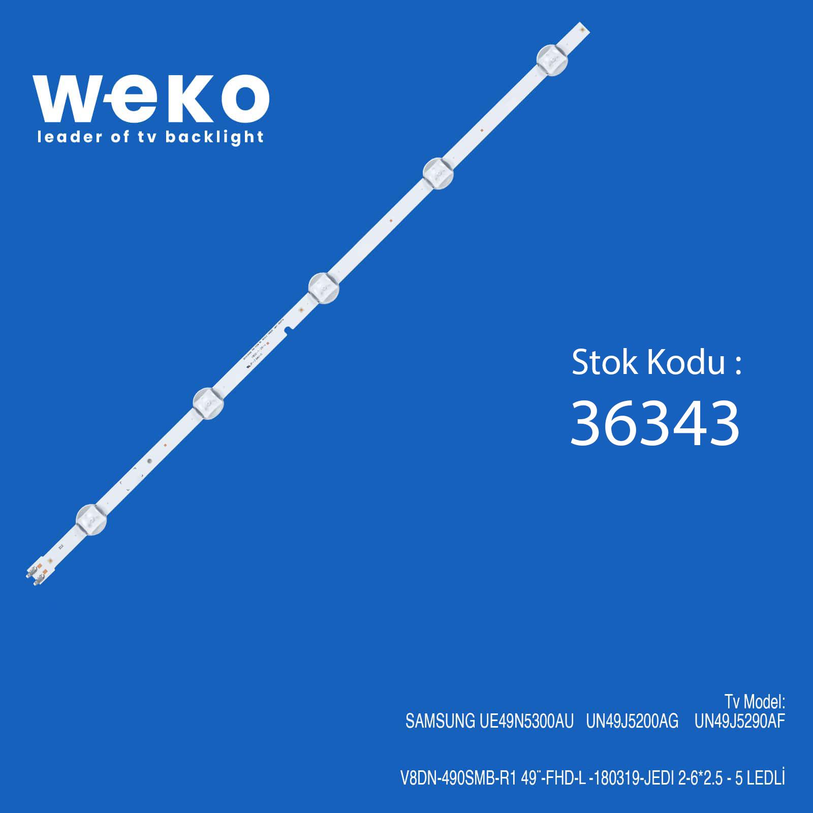 V8Dn-490Sma-R1 49¨-Fhd-L-180319-Jedı 2-6*2.5 - 5 Ledli Fiyatı - Merter Elektronik