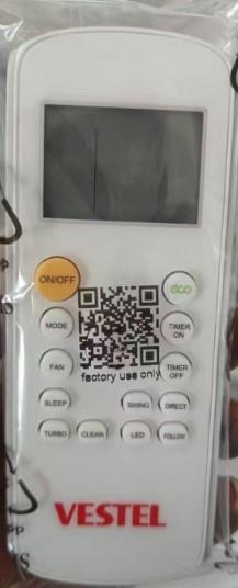 VESTEL ECO KLİMA KUMANDASI
