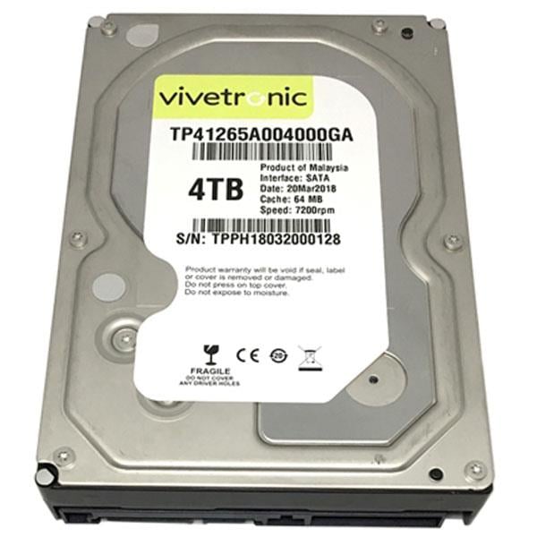 VIVETRONIC 4 TB 7200 RPM 64 MB 3.5 SATA GÜVENLİK HARDDİSK