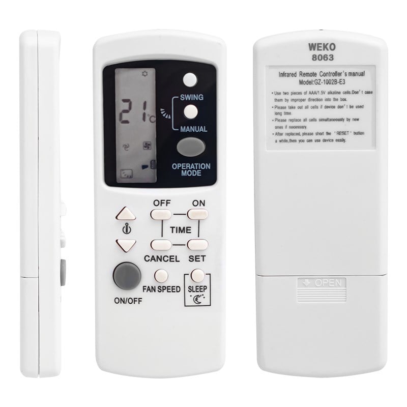 WEKO KK FUJICOOL GZ-1002B-E3 KLİMA KUMANDASI (8063=2871)
