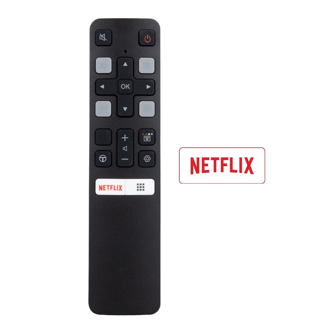 WEKO KL SES KOMUTSUZ  TCL RC 802V FMR1 50'' - 55'' ANDROID TV NETFLIX TUŞLU AKILLI LCD LED TV KUMANDA