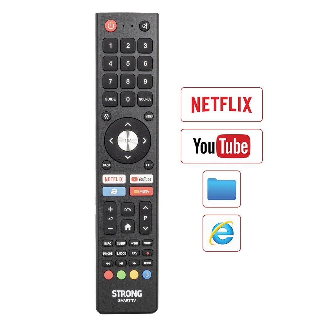 WEKO KL STRONG * FOBEM NETFLIX-YOUTUBE TUŞLU LCD-LED TV ANDROID SMART KUMANDA (23863=12440)