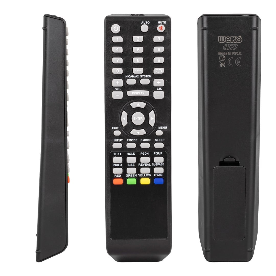 WEKO KL SUNNY AL 324*AXEN Q-MEDİA QLC-32*WOON WN032LM23 T2* SEİKON LCD LED TV KUMANDASI