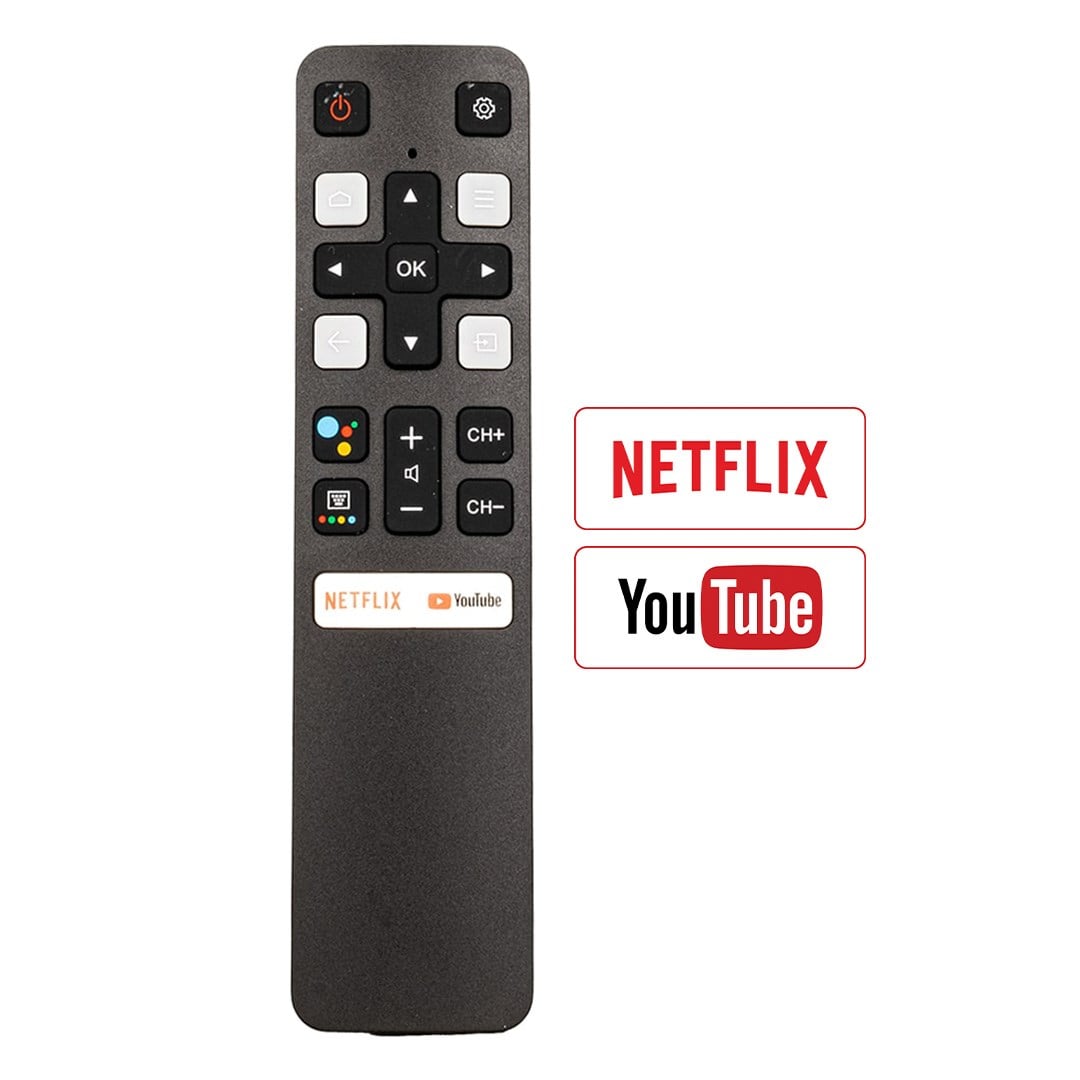 WEKO KL TCL RC802V FNR1/HTC120 NETFLIX-YOUTUBE TUŞLU SES KOMUTLU LCD LED TV KUMANDA